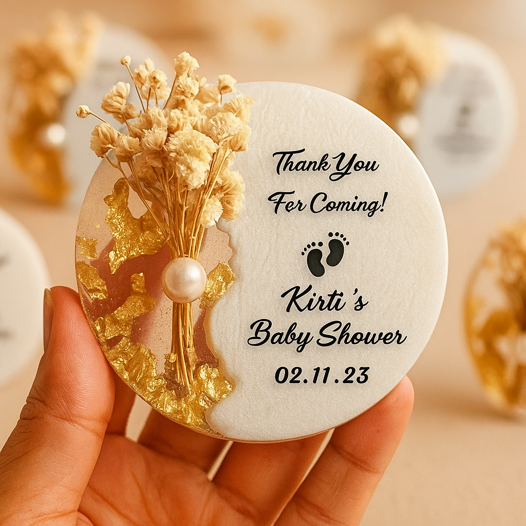 Baby Shower Thank You Resin Magnet