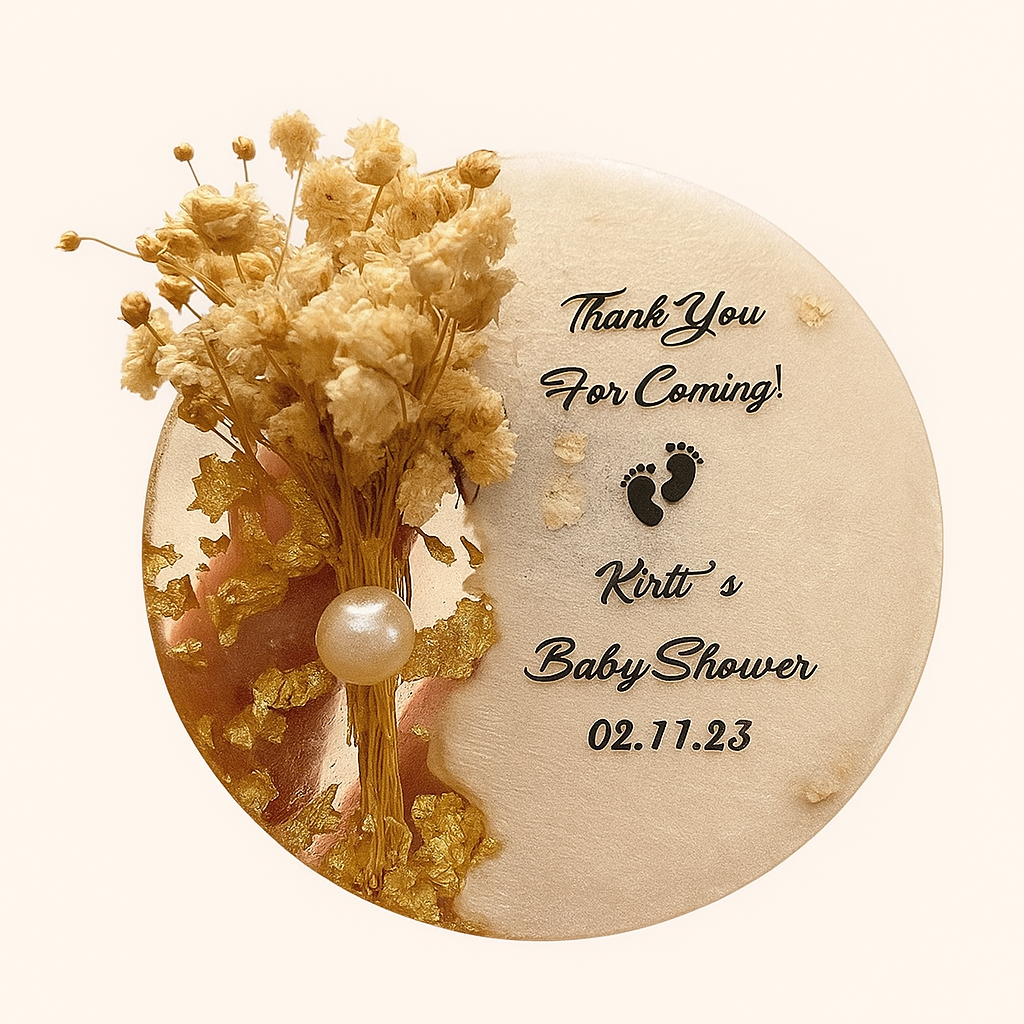 Baby Shower Thank You Resin Magnet