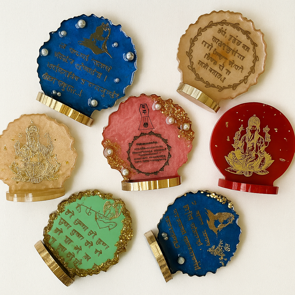 Resin Religious Quotes & Mantra Plaques